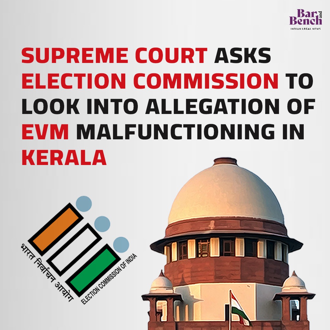 VoiceOfAxom's tweet image. At least four electronic voting machines (EVM) erroneously registered votes in favour of the BJP during mock polling in Kerala&apos;s Kasaragod on April 17, alleged agents of LDF and UDF candidates.

#EVM #EVMhacking #SupremeCourt #Kerala #LokSabhaElection2024