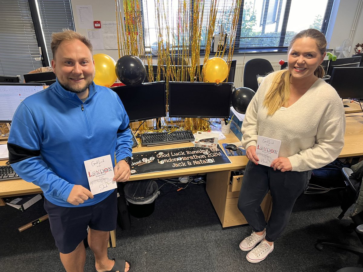 PertempsMedical's tweet image. Good luck to our own @jackBruno and Natalie running the @LondonMarathon this weekend for @GreatOrmondSt and @asthmalunguk #GOSH 🏃‍♂️ 🏃 #LondonMarathon 🎉 🥳
