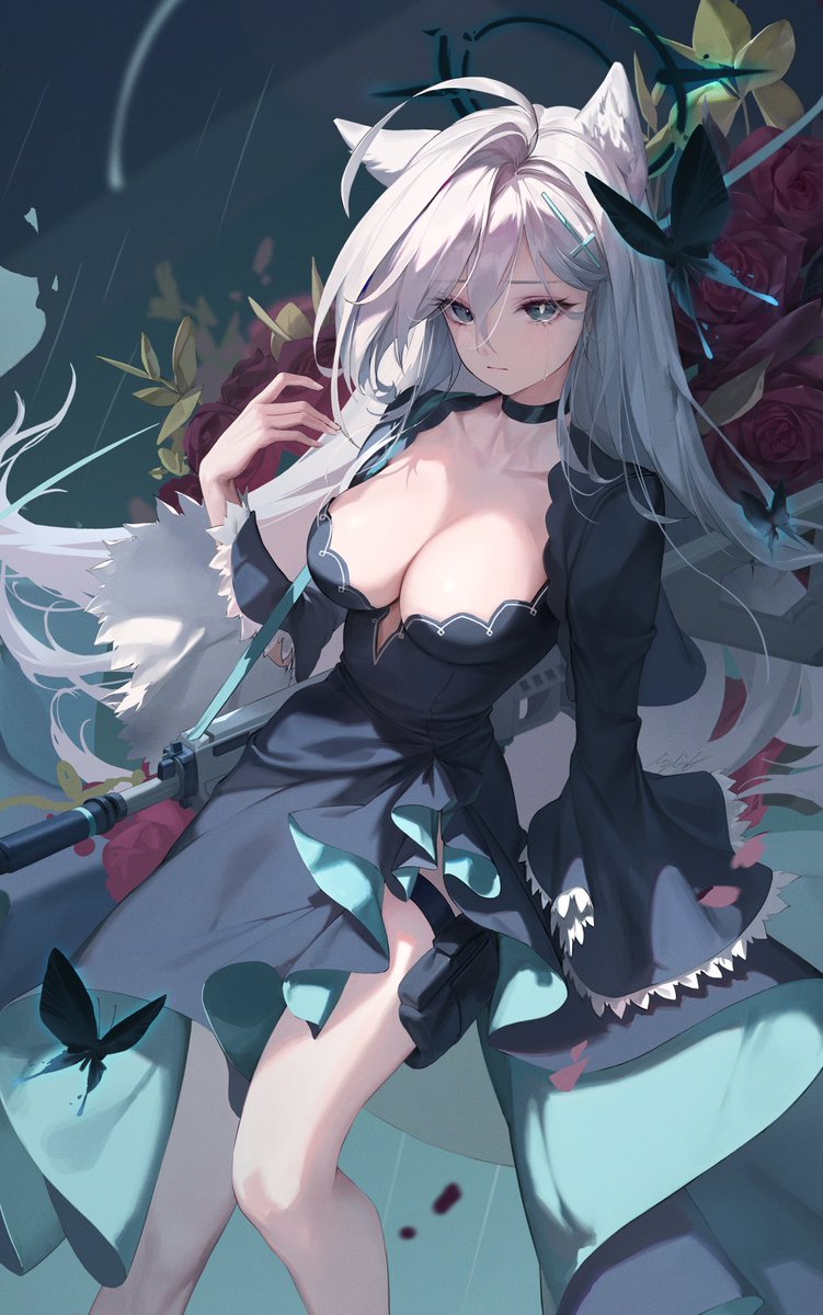 블루아카이브 시로코 넘 예뻐서 그려봤다 🦋 https://t.co/3LPKpJMR9e