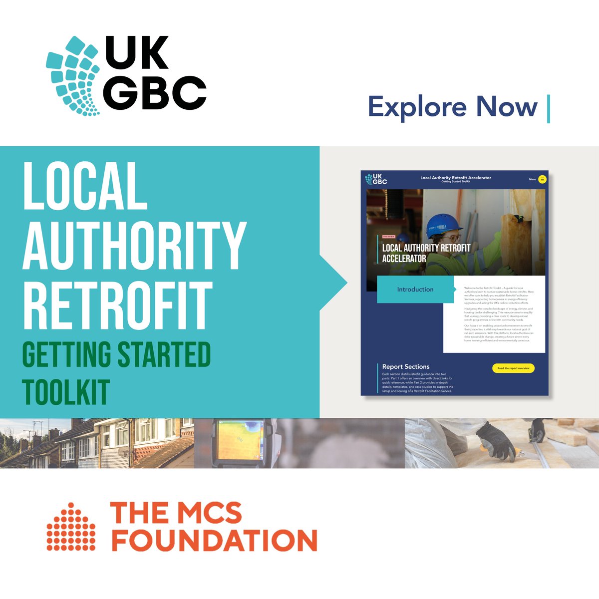 📣 UKGBC launches a new toolkit for local authority officers wanting to drive retrofit in their region. This toolkit is aimed at those who work for or with local authorities and is made possible due to the generous support of @MCS Foundation. ukgbc.org/resources/loca…