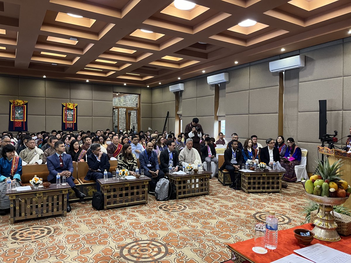drflorianmarks's tweet photo. 🇧🇹 Bhutan's 8th Intl Conference on Medical &amp; Health Sciences that focused on transforming health systems for equity &amp; resilience, featuring global health leaders took place from April 11-13 in Thimphu. #ICMH2024 #HealthEquity https://t.co/Go0PoZ1A13