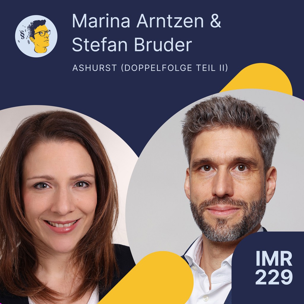 Neue Episode online ⭐: "Familienleben und Großkanzlei, Kinderreiche Partner, mentale Gesundheit und Kanzleialltag" mit Marina Arntzen. Viel Spaß!

▶️ irgendwasmitrecht.de/229