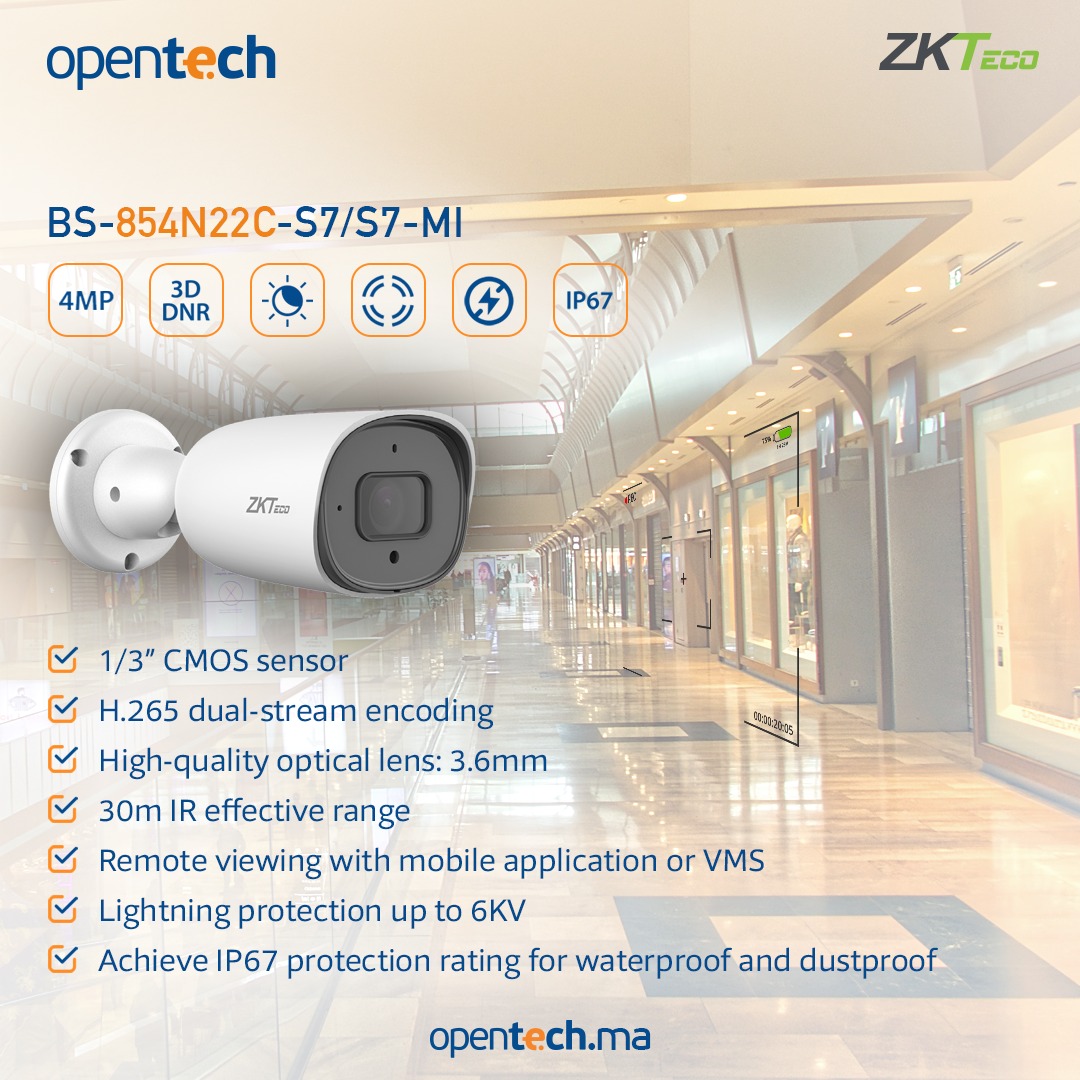 The BS-854N22C-S7/S7-MI: Your Ultimate Surveillance Solution! 📹💡

Stay ahead of the curve in surveillance technology with ZKTeco's BS-854N22C-S7/S7-MI. Explore the future of security today! 🌟 #ZKTeco #SecurityTech #SurveillanceSolution #OPENTECH