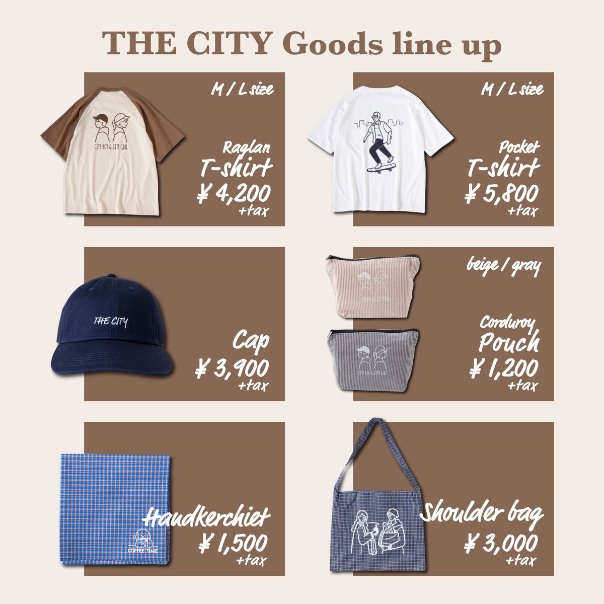 cityboygirl_nft's tweet photo. ✨Nコレ大阪 グッズのお品書き✨
いよいよ明後日は #Nコレ大阪 ですね！
明日は前乗りでブースの準備をする予定なので、明日の朝に新幹線で大阪に向かうつもりです🥳

THE CITYのブースで販売する商品は、画像の通りです！
（5/25のにんケットでも同じ商品を販売します！）

今回の目玉商品は、新作のTシャツ2種とキャップです☺️✨

他にも普段使いできるポーチや可愛いステッカー、バッグも販売しているので、ぜひTHE CITYのブースにお立ち寄りいただけると嬉しいです🙌
両日とも運営のMOTOKIさんも手伝ってくれるので、2人でブース出展頑張ります！😤✨

それではDブロック 88番ブースでお待ちしております❣️

（ちなみに5月は私の誕生日なので、グッズをたくさん買ってやってください🥹笑）