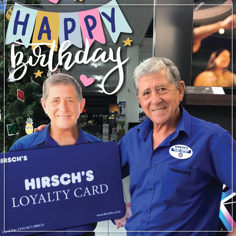 🎉 Let's all join in a massive HAPPY BIRTHDAY shoutout to the visionary behind it all - Allan Hirsch! 🎂🎈 Founder of Hirsch's Homestores, he's not just building stores, but communities and dreams! 🏡✨ Here's to the man who's dedicated to making every home happier!