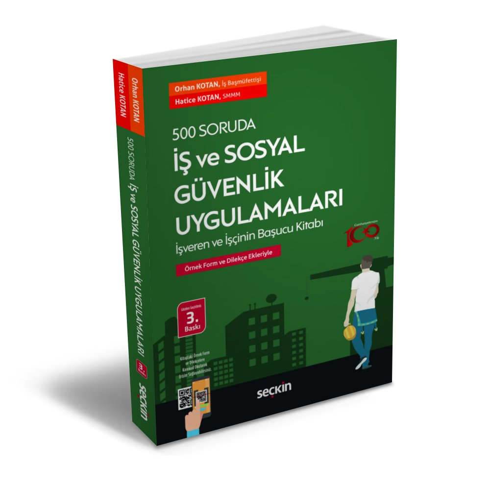 500 Soruda İş ve Sosyal Güvenlik Uygulamaları
İşveren ve İşçinin Başucu Kitabı
Orhan Kotan, Hatice Kotan
3. Baskı

seckin.com.tr/kitap/500-soru…

#seçkinyayıncılık #ishukuku #çalısmahukuku #sgk #isveren #hakim #savcı #avukat #isci #malimusavir #emeklilik #iskazasi #yabancıisci