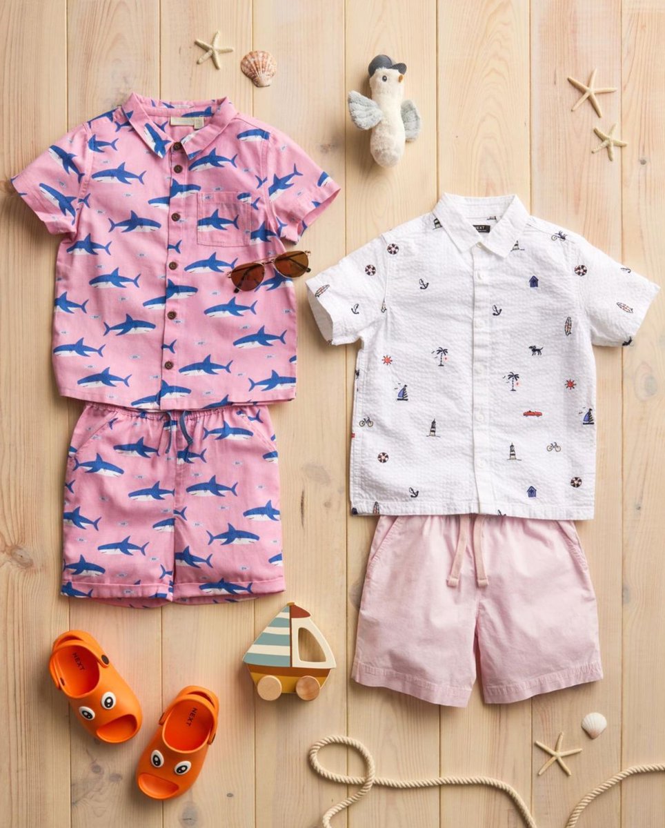 Setting sail on a sea of style with their first mate by their side! ⚓️ Shop boys Spring/Summer sets at @nextofficial on The Moor. #Next #NextKids #KidsFashion #BoysFashion
