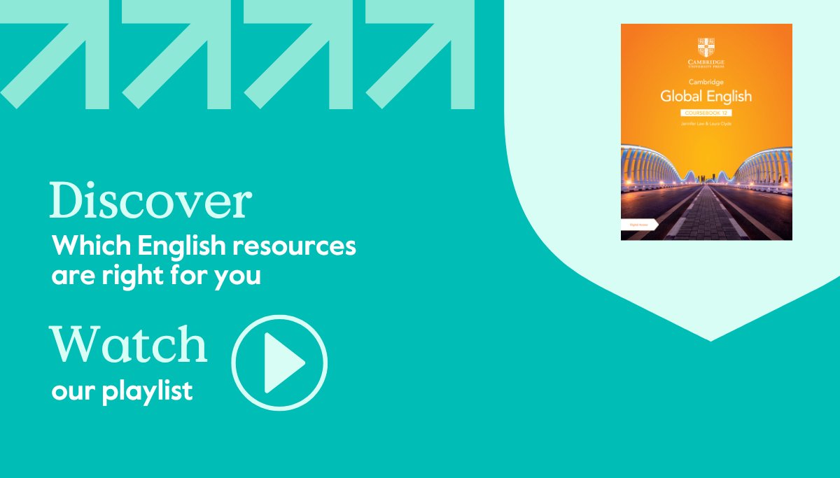 There are lots of great choices to make between our array of English language resources. We’ve created this playlist to help you navigate these choices and find the perfect fit for your classroom. Watch our playlist: bit.ly/3U4VFg8