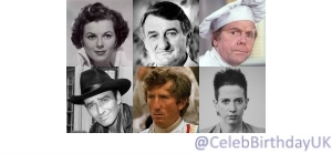 April 18 Today is the anniversary of the birth of Barbara Hale (1922) Peter Jeffrey (1929) Angus Lennie (1930) James Drury (1934) Jochen Rindt (1942) Kathy Acker (1947) 2/2