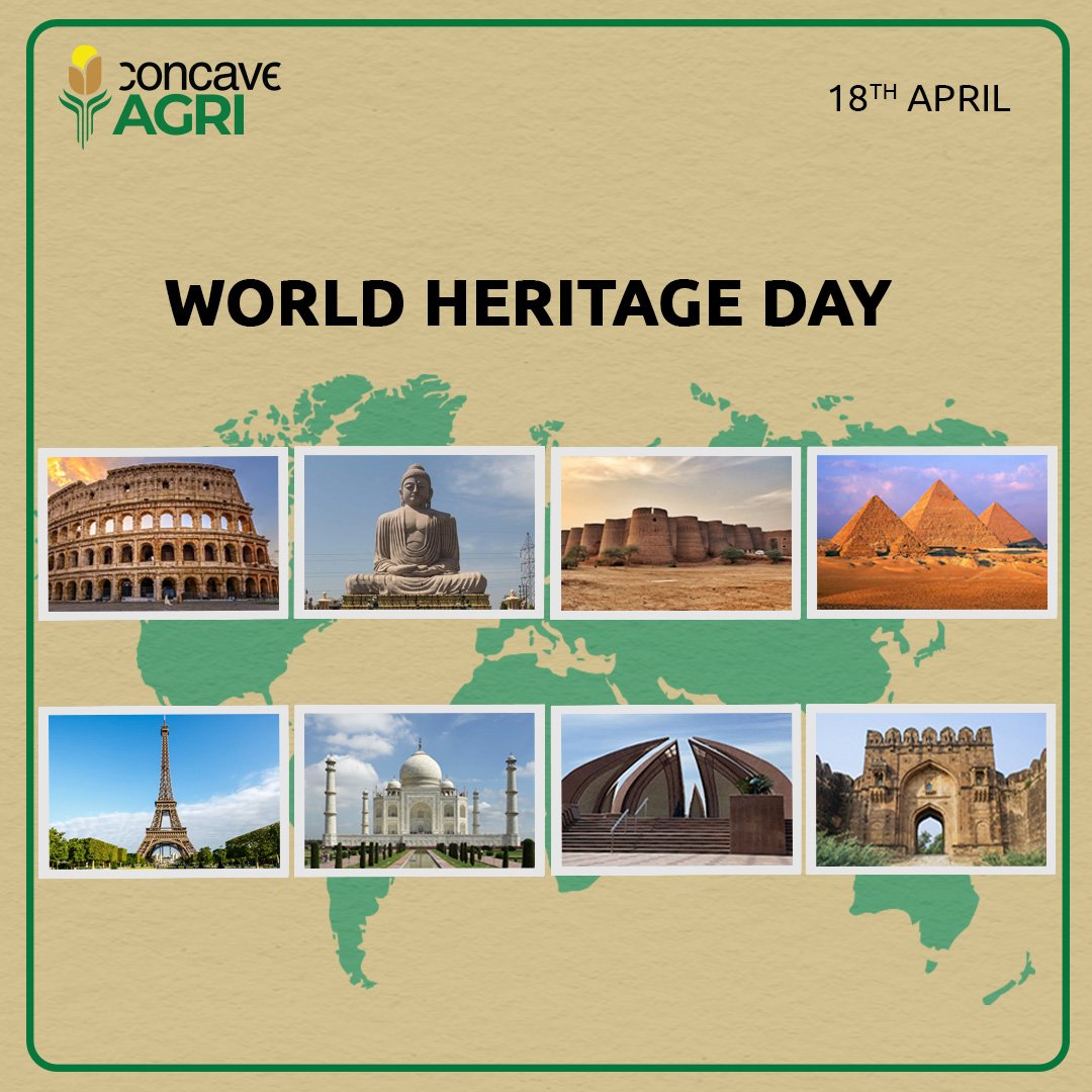From Roots to Riches: Honoring our Agricultural Heritage on World Heritage Day with Concave AGRI. 

#ConcaveAGRI #WorldHeritageDay #AgriculturalHeritage