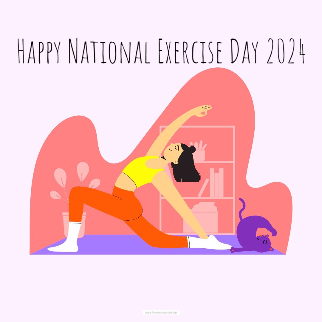 Let's get moving & celebrate our bodies' amazing abilities together #NationalExerciseDay #FitnessGoals #HealthyLiving Why not become a homesitter and get those steps in by dog walking - homesitters.co.uk/become-a-sitte… #homesittersltd #fitness #health #dogwalking #exercise #workout