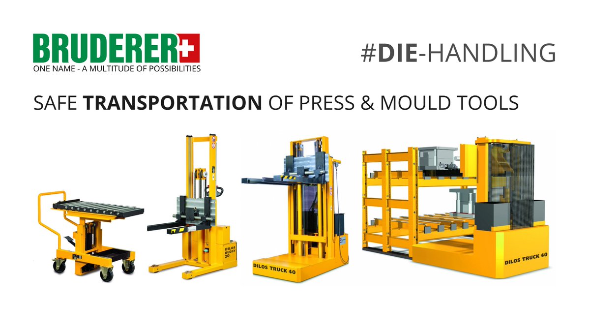 BrudererUK's tweet photo. SAFE STORAGE AND TRANSPORTATION OF YOUR VALUABLE PRESS AND MOULD TOOLS-From manual to full electric, we have a solution to suit your requirements!

For more information, contact us at mail@bruderer.com

#Bruderer #Ukmanufacturing #Engineering #Mouldtools #Presstools #Diehandling https://t.co/32Ll6ugmzL