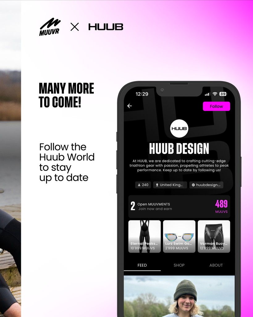 Thanks for entering the @huubdesign EXP Challenge on Muuvr. 💪 ⁠ Stay tuned for more exciting challenges, exclusive content, and giveaways by following the HUUB Design World. There's plenty more to come. 🔐⚡️⁠ ⁠ Get invovled 👉 appmuuvr.page.link/wssFdi2TsyvJF8…