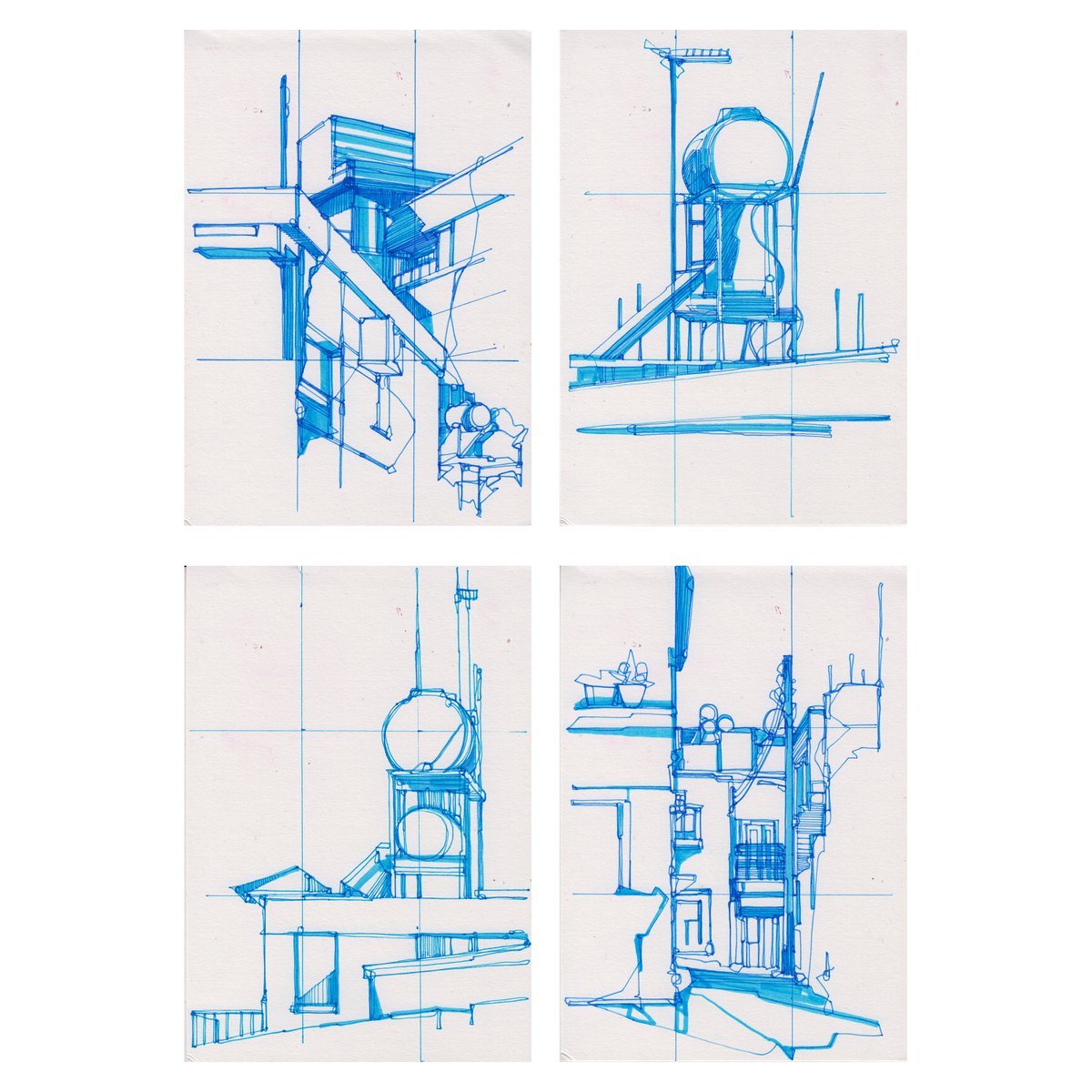 Here's four of the 12 sketches I just added to my patreon, find the 🔗 in profile