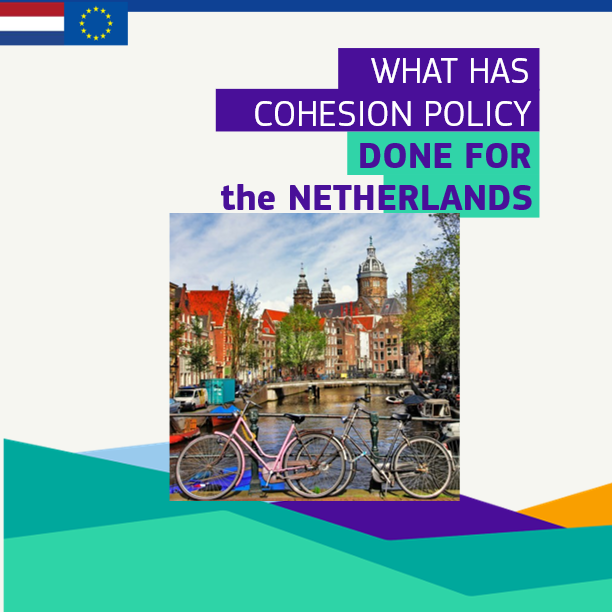 The Netherlands 🇳🇱 has both contributed and benefited from European integration since the very beginning as one of its founding members. Since 1989, €6,287 billion from #CohesionPolicy has supported the Dutch economy & businesses and helped shape regional innovation policy. 🧵