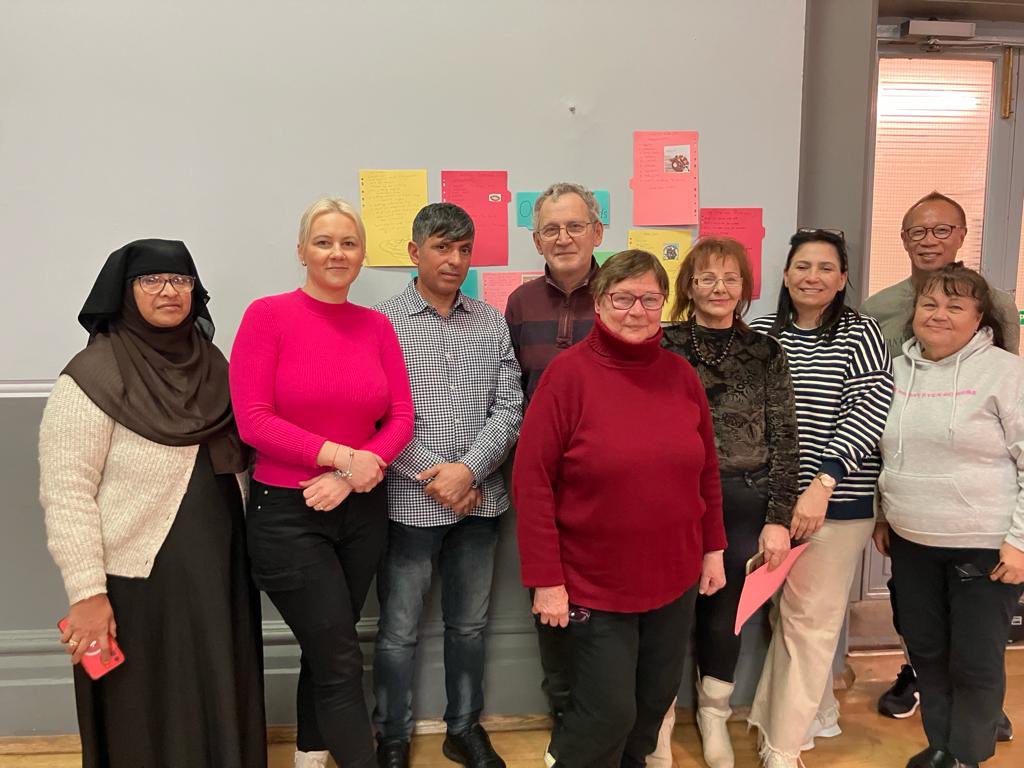 We are looking forward to welcoming back our learners, week commencing 22nd April. Here are some of our learners last term practising their English through learning about National Foods. #ESOL #LearnEnglishTogether