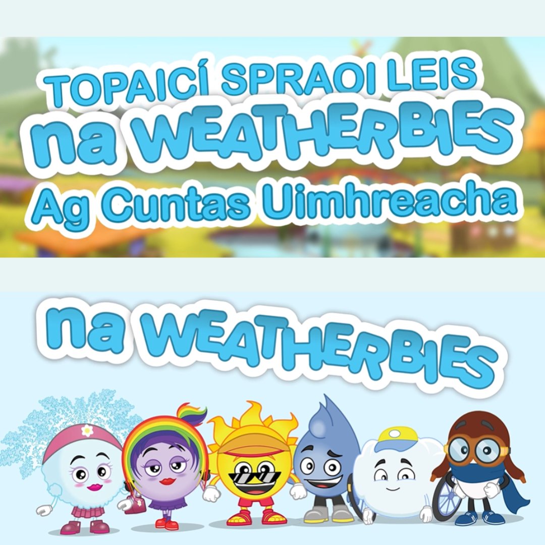 Tá na Weatherbies ar ais le hacmhainní nua! Féach ar an bhfíseán nua – Is Breá Linn Cuntas. Acmhainní iontacha chun topaicí aeráide a mhúineadh ar scoil. A fáil ar tairseachcogg.ie @theweatherbies #oidgael