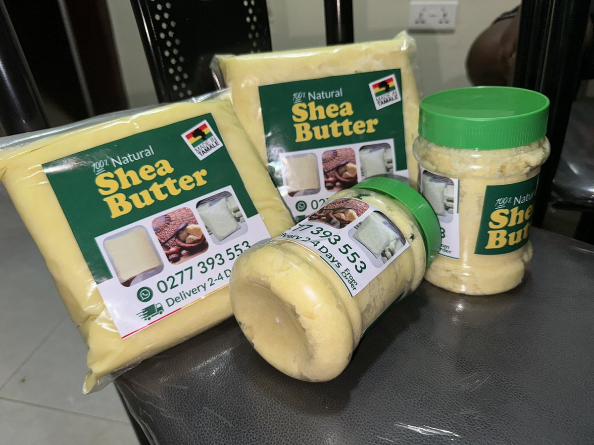 Please I sell raw shea butter, sourced from tamale and it goes for Ghc50.00 per kilo. We have them in containers which is Ghc35.00.
 #sheabutter #rawshea