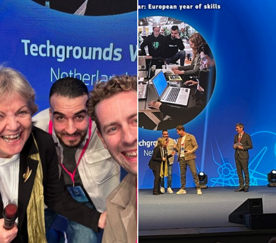 #TechGrounds, supported by #CohesionPolicy, won the 2023 #RegioStars award!

The project contributes to:

🔵bring tech entrepreneurship & digital skills to underprivileged communities & neighbourhoods
🟠reduce the mismatch in the IT labour market
🟡narrow the digital divide