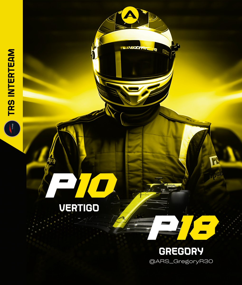 ars_esport's tweet photo. 🏁- @TRSOfficiel - 🟡⚫️

Privé de qualification et victime d'une déconnexion pour ce WE sprint à Monza. Une soirée difficile pour l'ARS - @IRS_Zelphir ! 😑🩵

Vertigo : P10
@ARS_GregoryR30 : P18

De gros points de perdus dans la quête de la 2nd place au classement. https://t.co/sxiYY5eWQ4