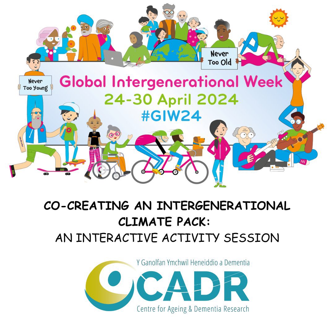 Join us online for an interactive session to co-create an intergenerational learning pack during Global Intergenerational Week! You can regsiter here - swanseauniversity.zoom.us/meeting/regist… #GIW24