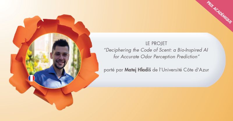 Exciting news! Matej Hladiš, our talented PhD student, has won the prestigious Cosmetic Victories Academic Award for his groundbreaking research on scent perception. Huge congrats, Matej! Kudos to the team! 
@JeremieTopin
@NiceChemistry
@Univ_CotedAzur
@CNRS_DR20 
#olfaction #AI