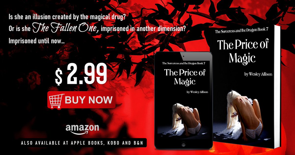 The Price of Magic – The Sorceress and the Dragon Book 7 - Adventure in a world of steam and magic, dinosaurs and dragons, wizards and rifles! - $2.99 at Apple Books - #Fantasy #Fantasy #Steampunk - itunes.apple.com/us/book/the-pr…