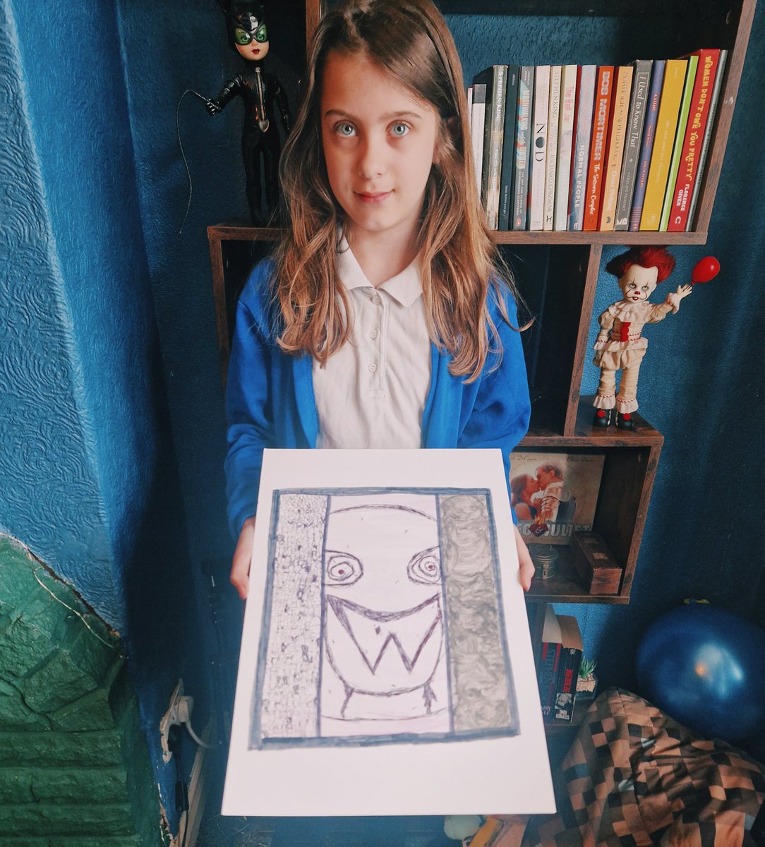 _lorilea_'s tweet photo. Alana and Nina's submissions to the Ferens Young Artist Exhibition 💙 @DeltaEstcourt https://t.co/QT2YS7LkAH