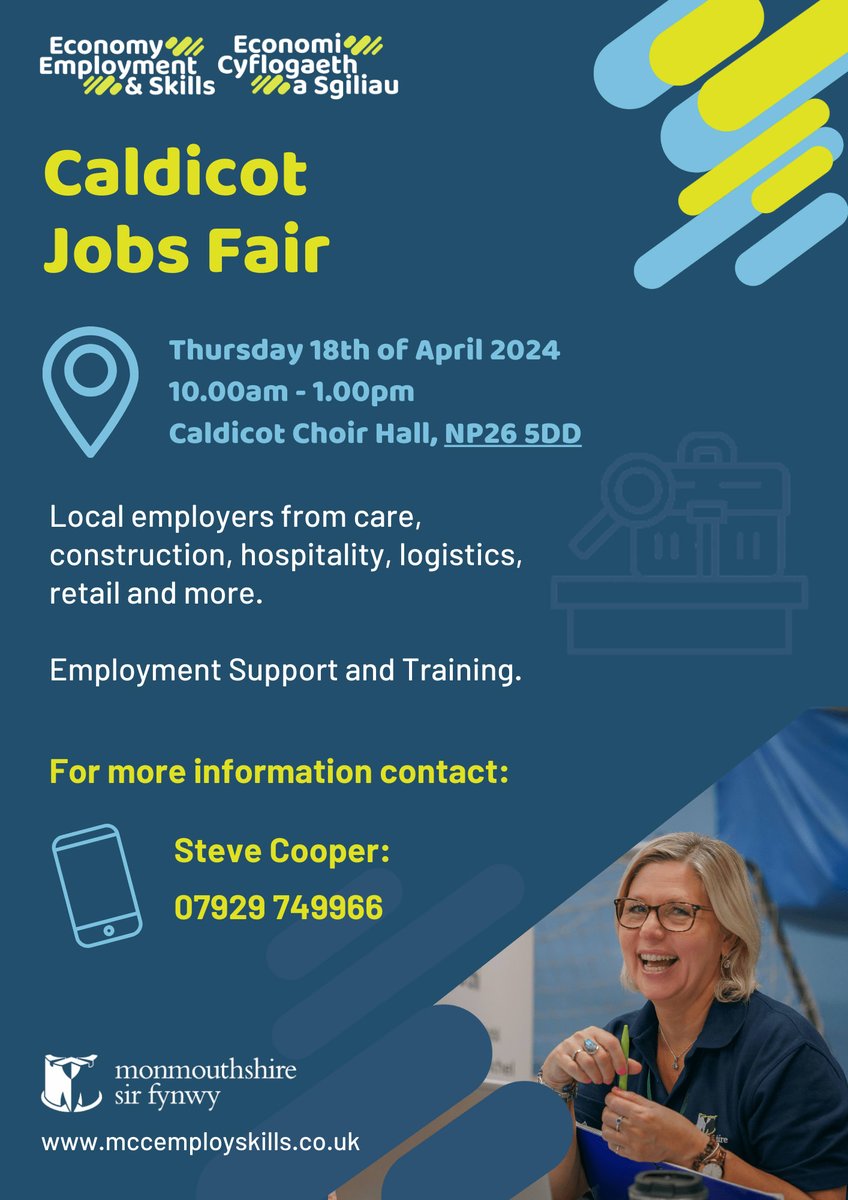 We are Hiring!🧡 💙 
Please pop down to Caldicot Choir Hall! Megan and Clare will be there to answer any questions about our recruitment process! #hiring #recruitment #jobsfair #caldicotjobsfair