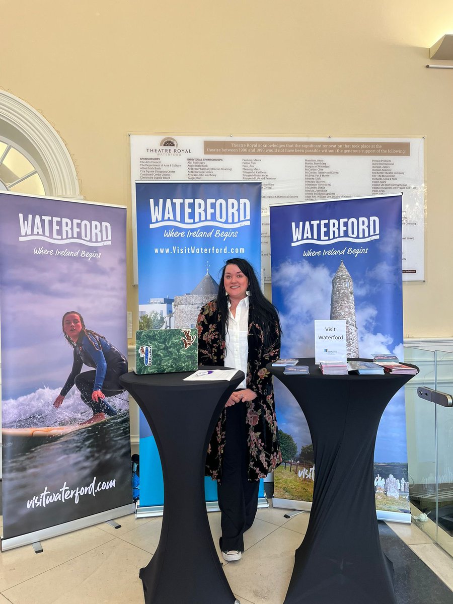 Clare from Visit Waterford is all ready to go here at the Irish Planning Institute Conference <a href="/IrishPlanInst/">IPI</a> - planning for smart, sustainable and competitive regions and cities.