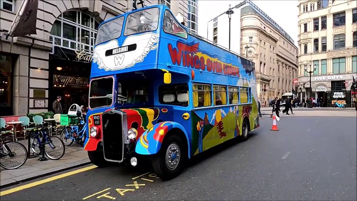 RecCollMag's tweet photo. On 27-28 April, The Classic Car Boot Sale at Coal Drops Yard, Kings Cross, London, includes an exhibit featuring #Wings' 1972 Tour Bus, and #JohnLennon's Rolls Royce Phantom car. https://t.co/fq0SEEmJbc