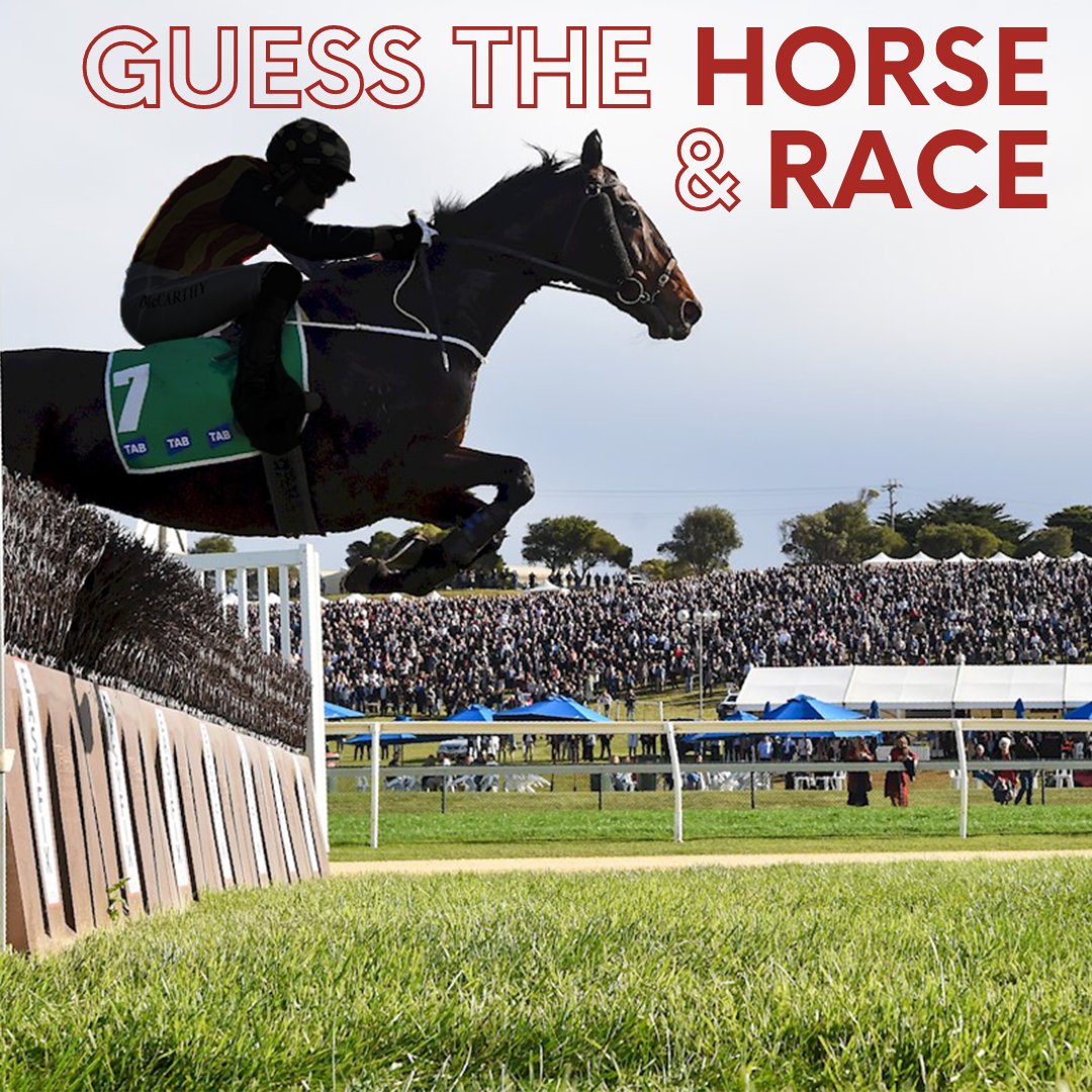 A little mid-week fun...can you guess the horse and race? Drop a comment below...