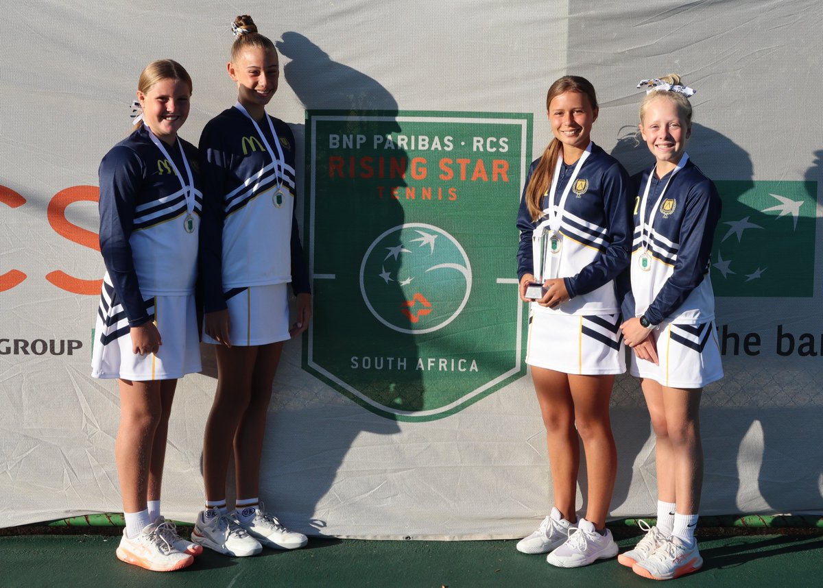 The Free State province was the first to host its provincial leg of the 2024 RCS Rising Star Tennis School Champs in Mangaung this past weekend. Congrats to Grey College and Oranje Meisieskool for winning the provincial titles for fourth consecutive year. #RisingStarTennis