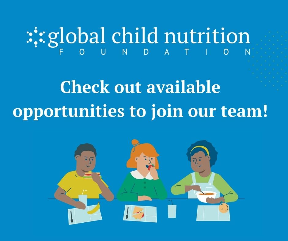 Interested in helping the world’s children receive adequate nutrition for learning and achieving their full potential?  Take a look at available opportunities to join the Global Child Nutrition Foundation team ➡️ ow.ly/MTk650RfubK

#schoolmealsforall