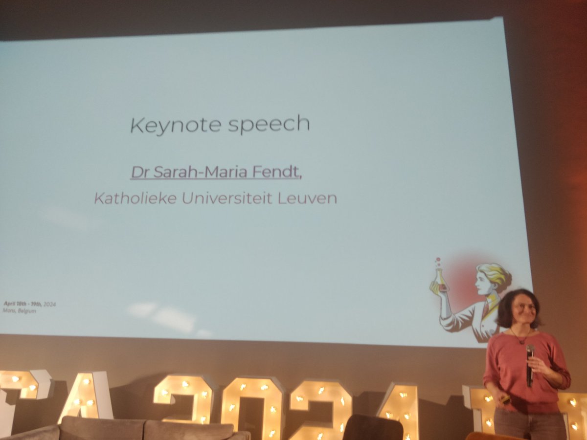 Amazing talk by Sarah-Maria Fendt @FendtLab on her international #research career path during the #MSCA2024BE conference. Key takeaways in the 🧵(1/6)