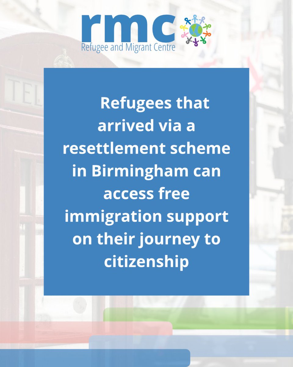 Did you or someone you know arrive through a resettlement scheme in Birmingham? RMC is ready to support through our specialist team.  See more at:  rmcentre.org.uk/get-help/#proj…
