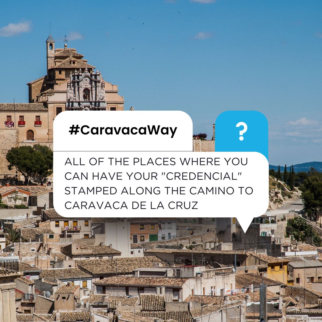 #CaravacaWay I 📌All of the places where you can have your 'Credencial' stamped along the Camino to Caravaca de la Cruz 

ℹ️Ecclesiastical sealing points: bit.ly/3OX7BhY
ℹ️Complementary sealing points: bit.ly/48xRbnn 

#CrossWay #regiondemurcia #caravacadelacruz