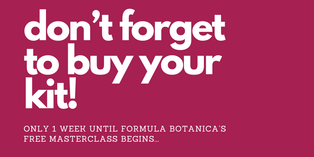 AromanticLtd's tweet photo. With only a week to go before Formula Botanica's FREE Masterclass begins, make sure you grab a kit from our store with all the ingredients you need to make the face cream you'll be learning to create!

🛒: https://t.co/CLJp3gcrPX https://t.co/yBm2rpUI2D