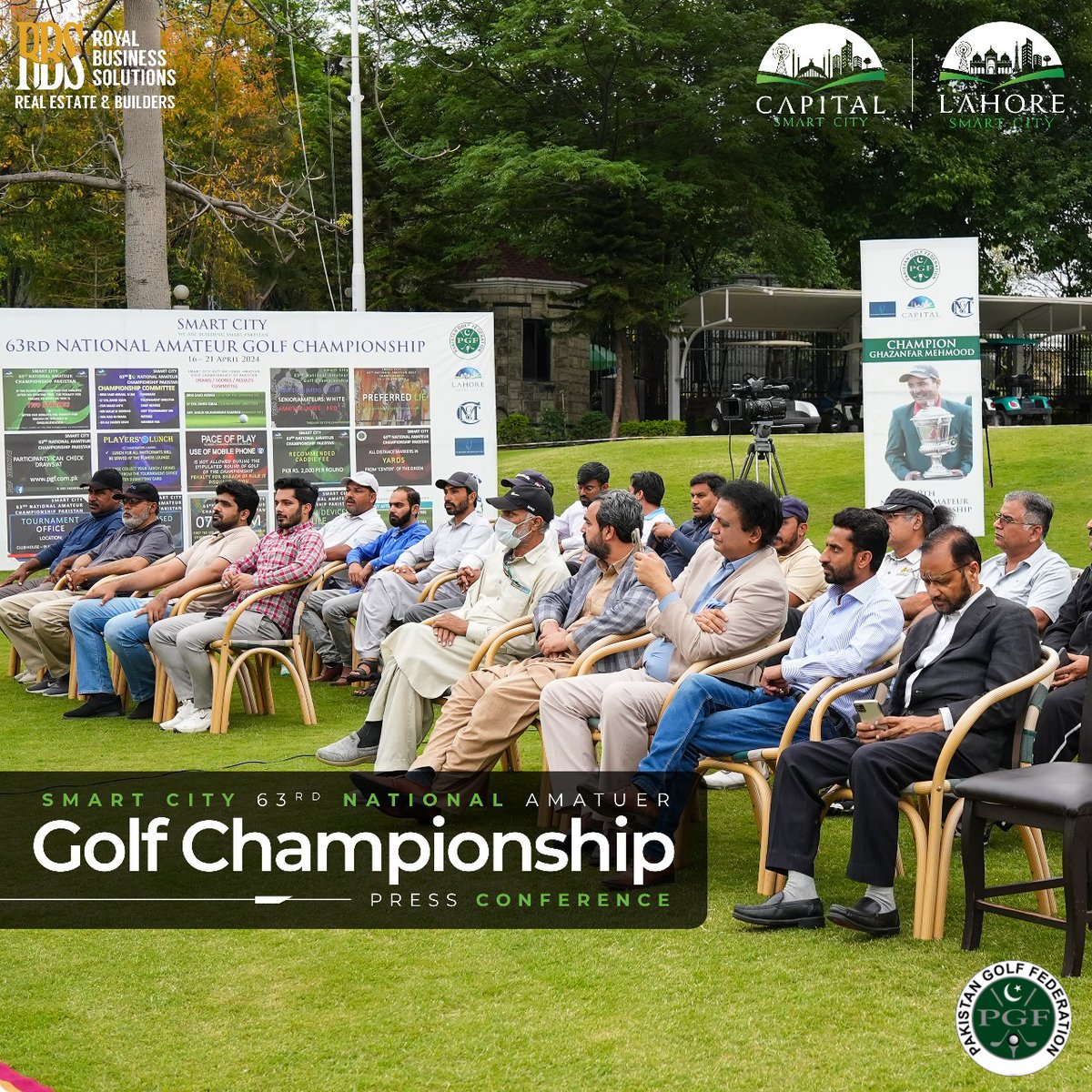 Pakistan Golf Federation (PGF), the primary governing body for golf in Pakistan, recently hosted a press conference to reveal the long-awaited Smart City 63rd National Amateur Golf Championship. Swipe through the reel for more.

#CapitalSmartCity #GolfChampionship