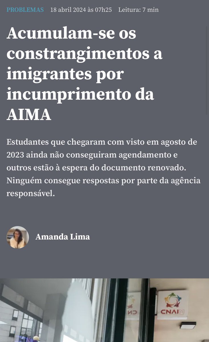 “O imigrante investe dinheiro no país, entra de forma regular e não tem o mínimo dos seus direitos garantidos”, diz.

<a href="/dntwit/">Diário de Notícias</a>