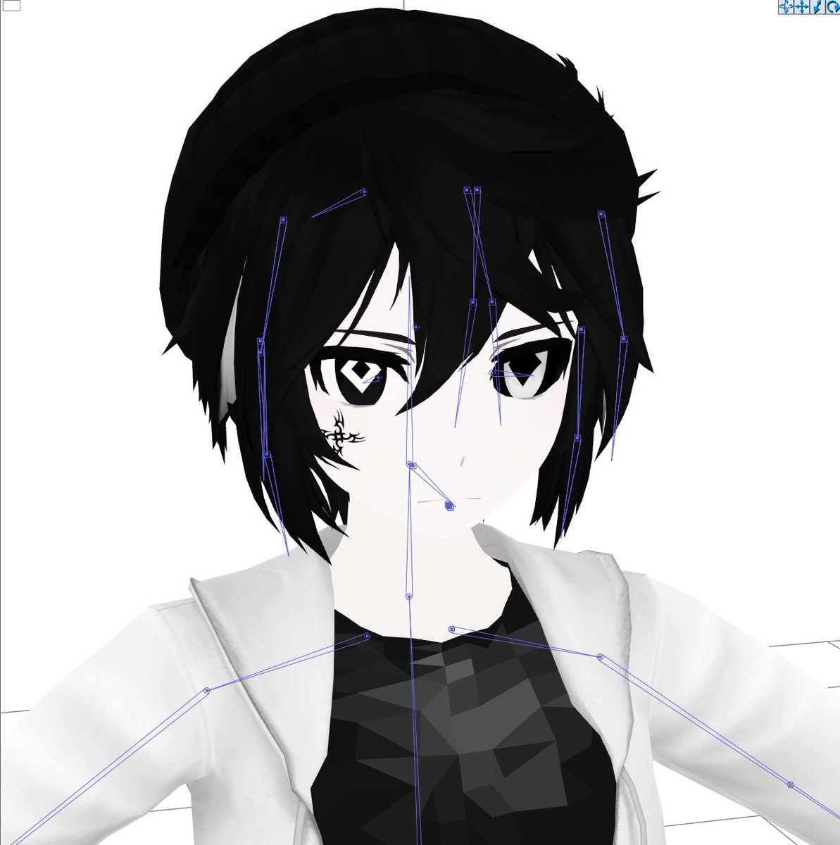 Extra hair part makes him look a bit better.

#mmd #mikumikudance