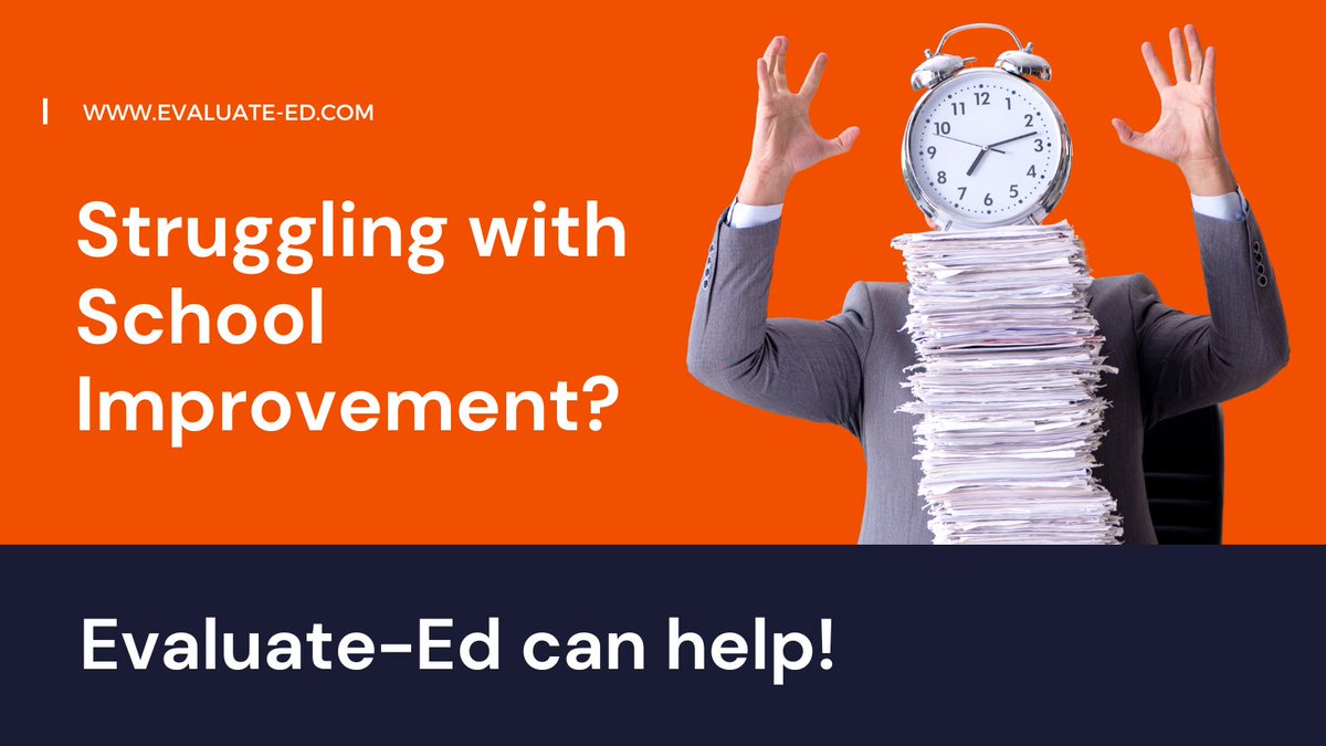 📢#HeadTeachers! Struggling with #schoolimprovement planning? 

Unclear goals, gaps in data, limited stakeholder engagement, limited budgets and monitoring difficulties? 

Let's overcome these hurdles together and drive impactful change in #education! 

evaluate-ed.com