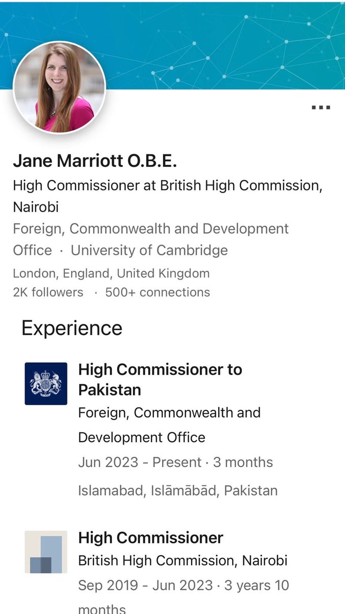 Not only that, this woman was also the British High Commissioner in Kenya when renowned Journalist and a true son of the soil Arshad Sharif was brutally assassinated there!