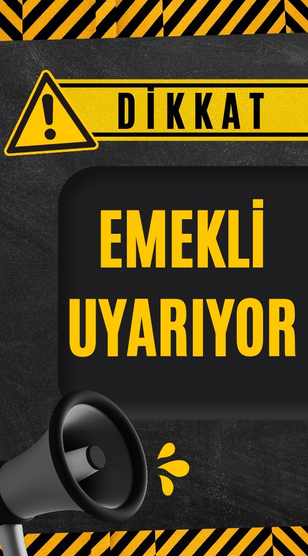 DİKKAT‼️
👇
#EmekliUyarıyor

Hükümetin asli görevi MİLLETİN haklarını korumak ve refahını sağlamaktır.

EMEKLİ UYARIYOR.

Milletin ekmeği yoksa,
Tenceresi boş kaynamıyorsa,
İRADESİNİ mutlaka gösterecektir. 

#EYTliUyarıyor

<a href="/RTErdogan/">Recep Tayyip Erdoğan</a> <a href="/isikhanvedat/">Prof. Dr. Vedat Işıkhan</a>
<a href="/eczozgurozel/">Özgür Özel</a> <a href="/herkesicinCHP/">CHP 🇹🇷</a>