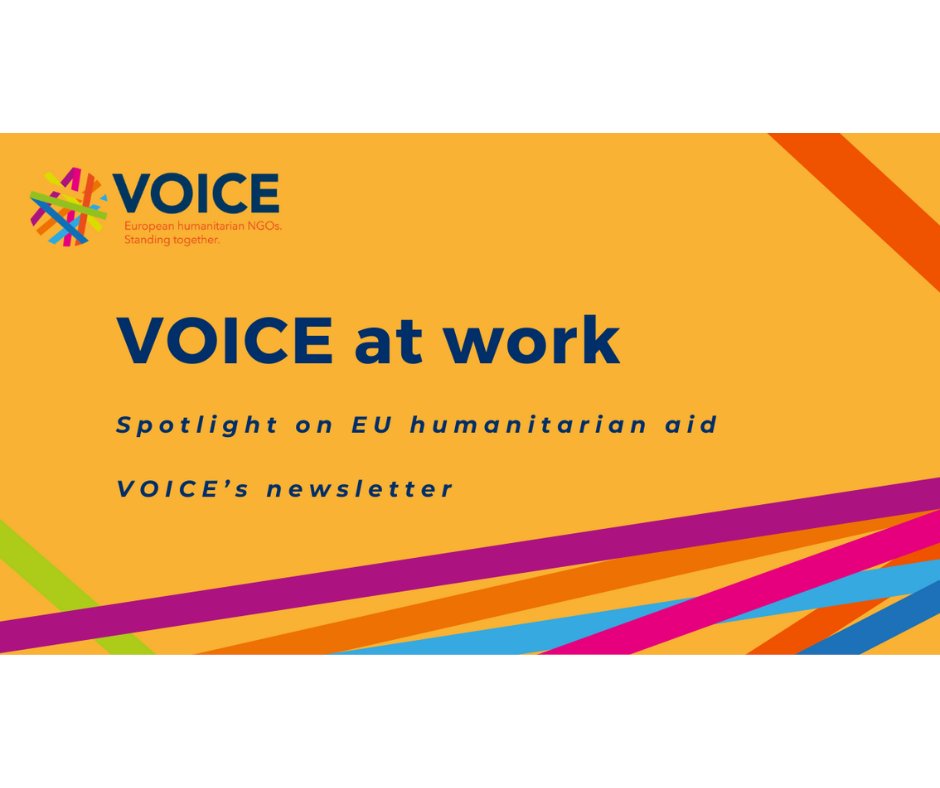 🎉The VOICE at Work #6, is out! In this issue, you will find the latest updates on #humanitarian policy discussions, key advocacy topics, and members’ reports from crisis-affected countries! 🔽Read it here: mailchi.mp/voiceeu.org/vo…