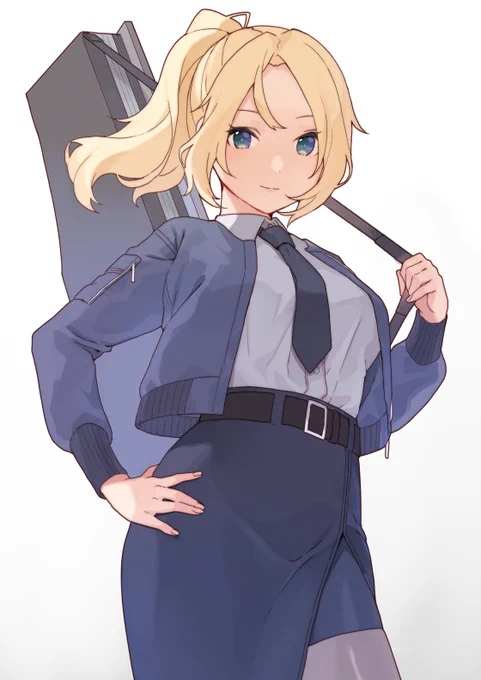 お題箱から、ポニテのホーネットさん #艦これ 