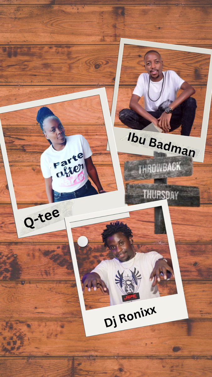 RadioCitizenFM's tweet photo. Issa TBT design ndani ya #WayBackThursday Unawakilisha mtaa gani leo? @AQtee
@Ibubadman @Ronixxthedon
#WaksTikiTaka
#RadioNumberOne https://t.co/wbjvsgzr5s