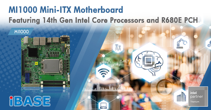 iBaseTech's tweet image. IBASE unveils the MI1000 Mini-ITX motherboard today. Engineered to support the latest 14th/13th/12th Gen Intel® Core™ i9/i7/i5/i3 DT processors with up to 65W TDP, the motherboard excels in handling the most demanding processing tasks.
ibase.com.tw/en/news/catego…
#miniitx #intel
