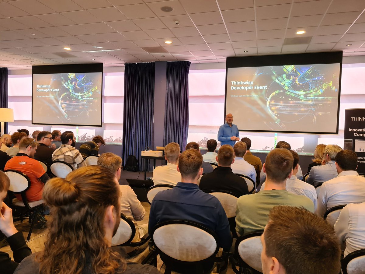 #Thinkwise #Developers Day started in #Amersfoort . #AvenueCode