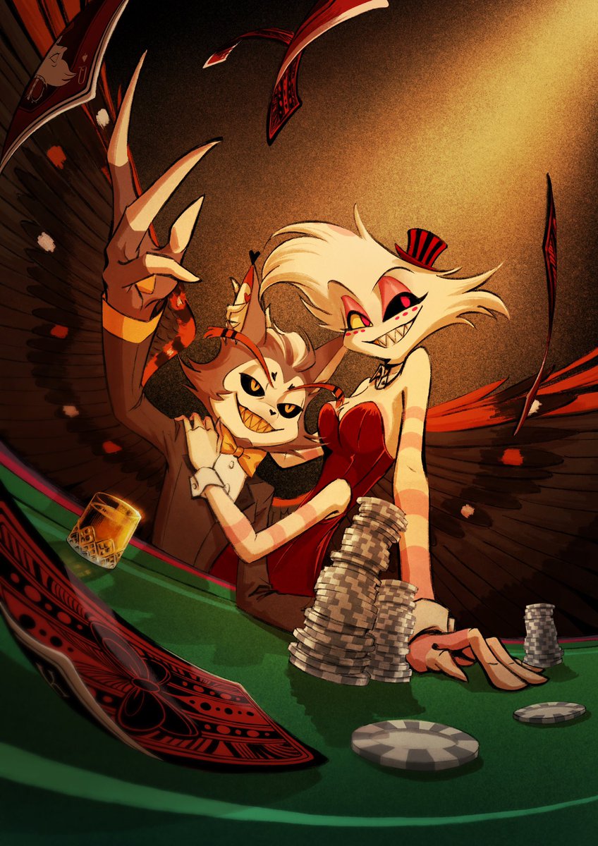 kalokkart's tweet photo. Who’s the loser now?
#HuskDust #HazbinHotelHusk #HazbinHotelAngelDust #HazbinHotel https://t.co/VcNl4GO1ZK